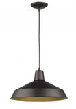 Industrial Brushed Bronze Hanging Light - Homeroots - Flyclothing LLC