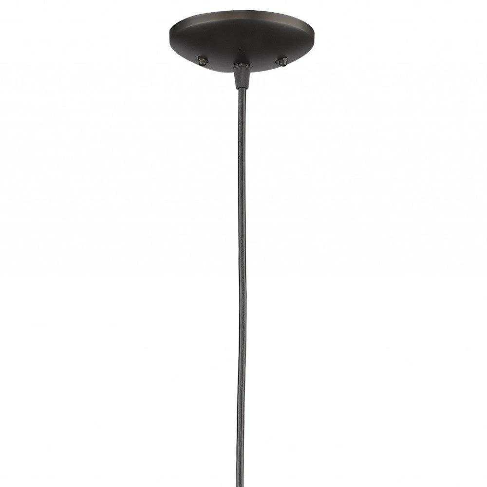 Industrial Brushed Bronze Hanging Light - Homeroots - Flyclothing LLC