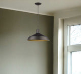Industrial Brushed Bronze Hanging Light - Homeroots - Flyclothing LLC