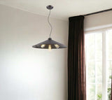 Alcove 4-Light Oil-Rubbed Bronze Pendant With Raw Brass Interior Shade - Homeroots - Flyclothing LLC