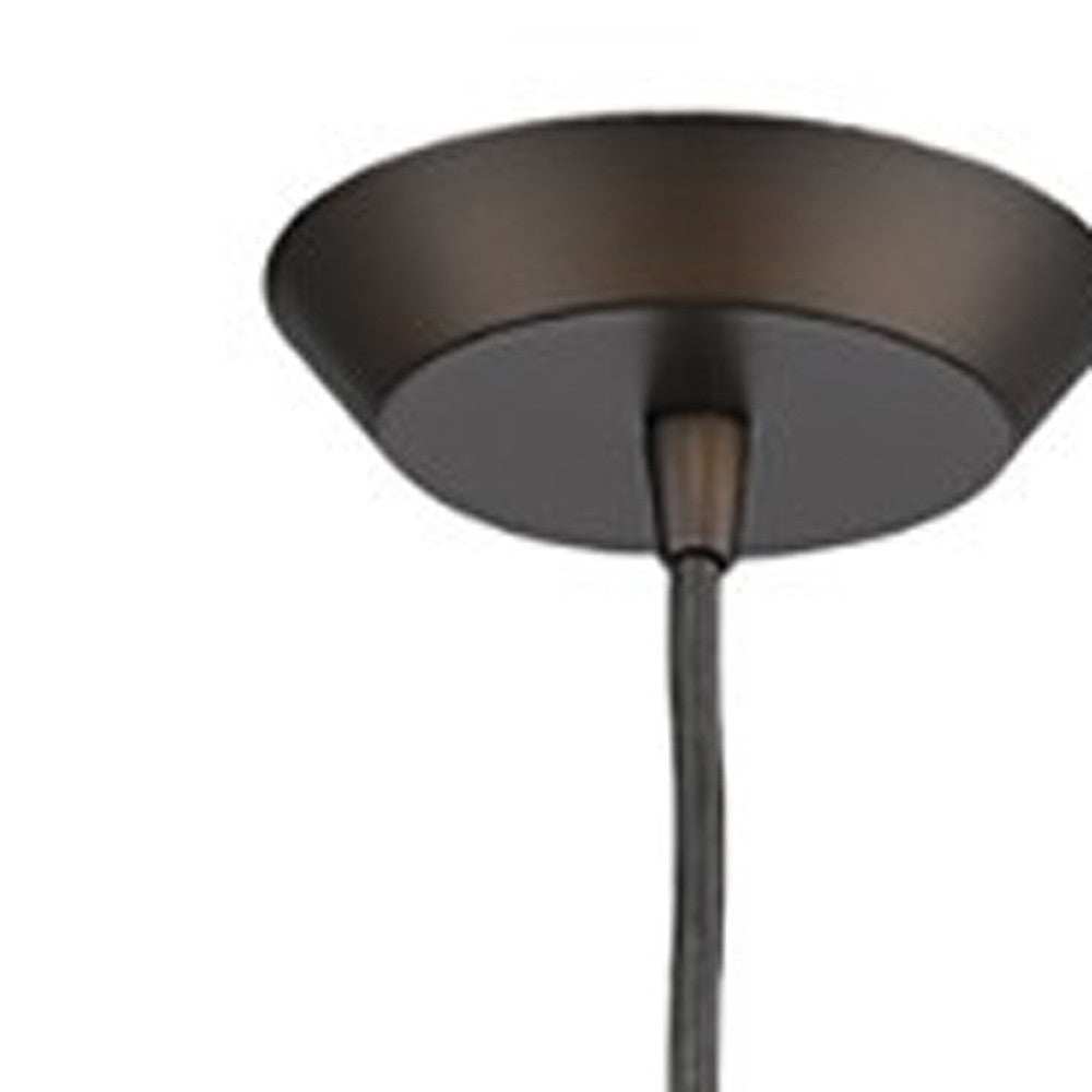 Bronze Hanging Light with Glass Studs - Homeroots - Flyclothing LLC