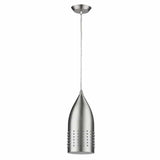 Silver Hanging Light with Glass Studs - Homeroots - Flyclothing LLC