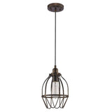 Antique Bronze Wire Pendant Hanging Light - Homeroots - Flyclothing LLC