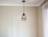 Antique Bronze Wire Pendant Hanging Light - Homeroots - Flyclothing LLC