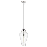 Ballina 1-Light Polished Nickel Mini-Pendant - Homeroots - Flyclothing LLC