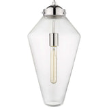 Ballina 1-Light Polished Nickel Mini-Pendant - Homeroots - Flyclothing LLC