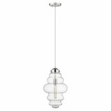 Ballina 1-Light Polished Nickel Mini-Pendant - Homeroots - Flyclothing LLC
