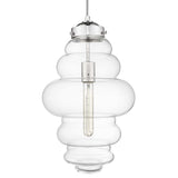 Ballina 1-Light Polished Nickel Mini-Pendant - Homeroots - Flyclothing LLC