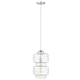 Ballina 1-Light Polished Nickel Mini-Pendant - Homeroots - Flyclothing LLC