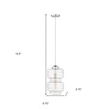 Ballina 1-Light Polished Nickel Mini-Pendant - Homeroots - Flyclothing LLC