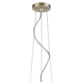Layla 1-Light Washed Gold Bowl Pendant With Gloss White Interior Shade - Homeroots - Flyclothing LLC