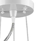 Layla 1-Light White Bowl Pendant - Homeroots - Flyclothing LLC