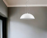 Layla 1-Light White Bowl Pendant - Homeroots - Flyclothing LLC