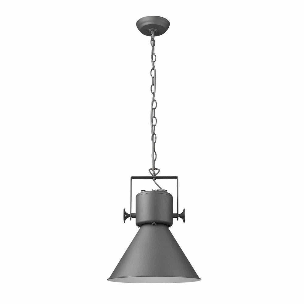 Crew 1-Light Gray Pendant - Homeroots - Flyclothing LLC