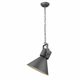 Crew 1-Light Gray Pendant - Homeroots - Flyclothing LLC
