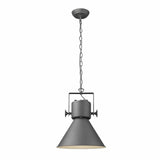 Crew 1-Light Gray Pendant - Homeroots - Flyclothing LLC