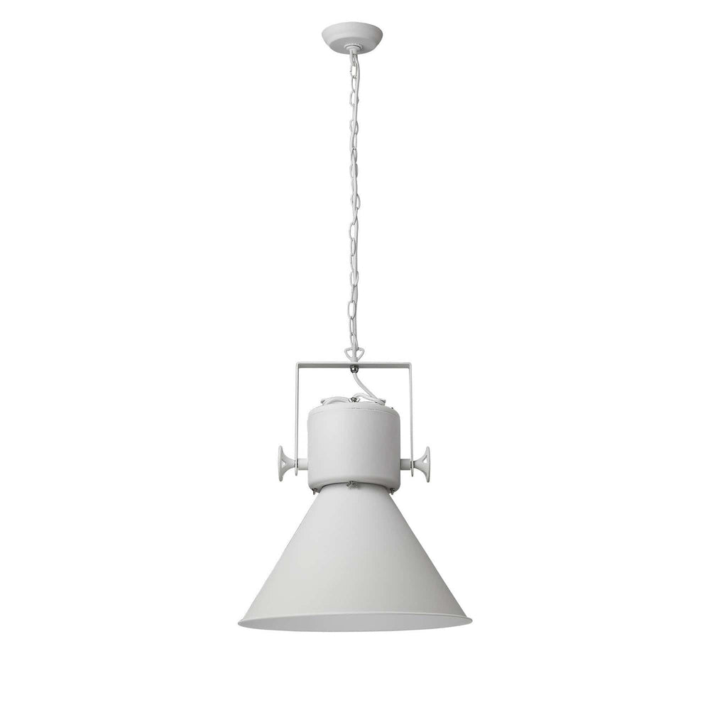 Crew 1-Light White Pendant - Homeroots - Flyclothing LLC