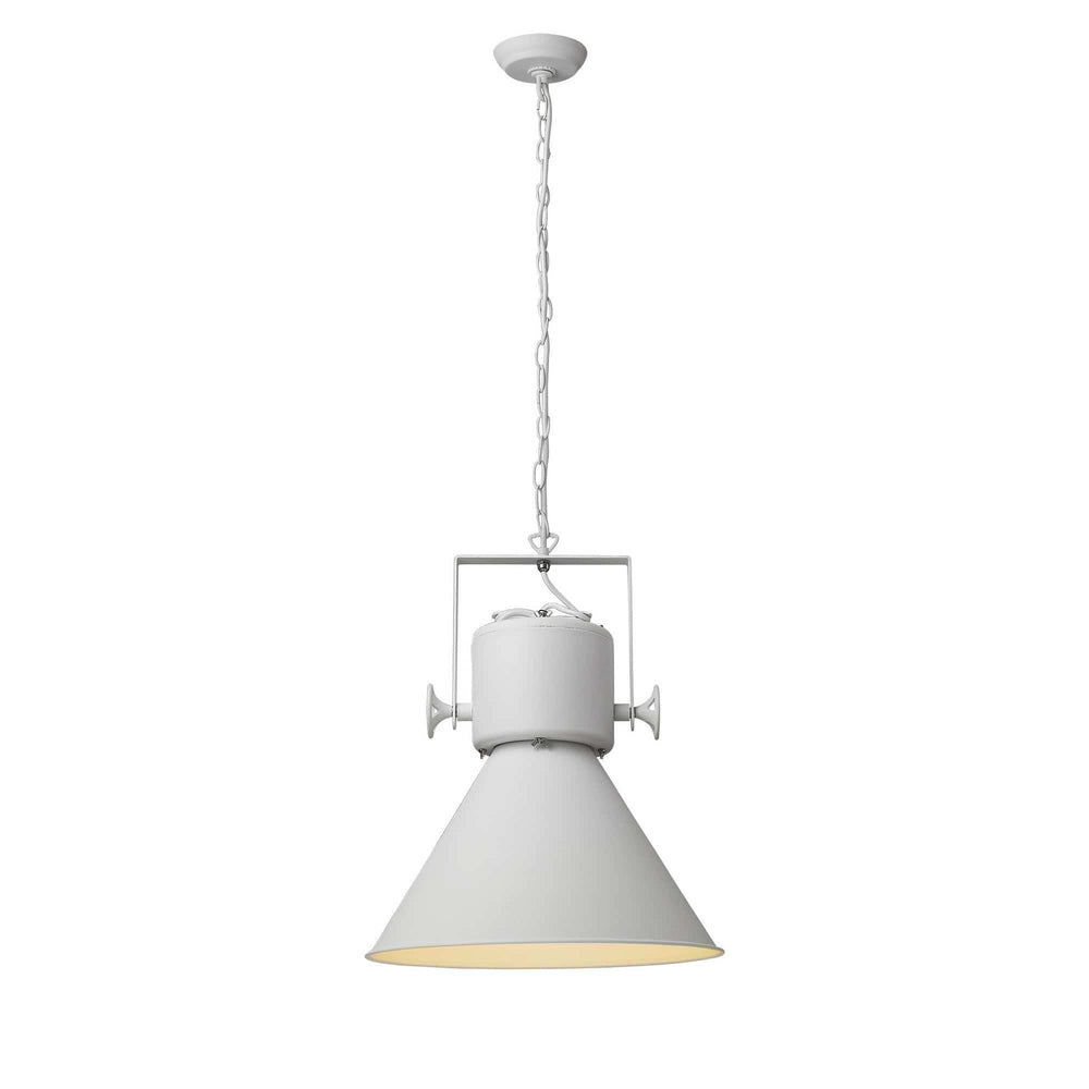 Crew 1-Light White Pendant - Homeroots - Flyclothing LLC