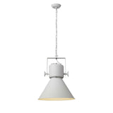 Crew 1-Light White Pendant - Homeroots - Flyclothing LLC