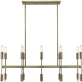 Perret 20-Light Aged Brass Island Pendant - Homeroots - Flyclothing LLC