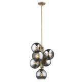 Lunette 6-Light Aged Brass Pendant - Homeroots - Flyclothing LLC