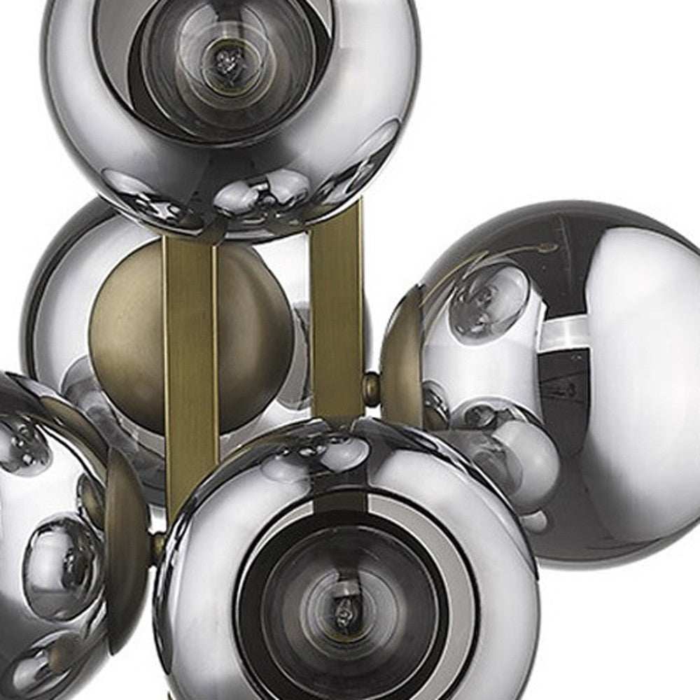 Lunette 6-Light Aged Brass Pendant - Homeroots - Flyclothing LLC