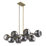 Lunette 10-Light Aged Brass Island Pendant - Homeroots - Flyclothing LLC