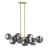 Lunette 10-Light Aged Brass Island Pendant - Homeroots - Flyclothing LLC