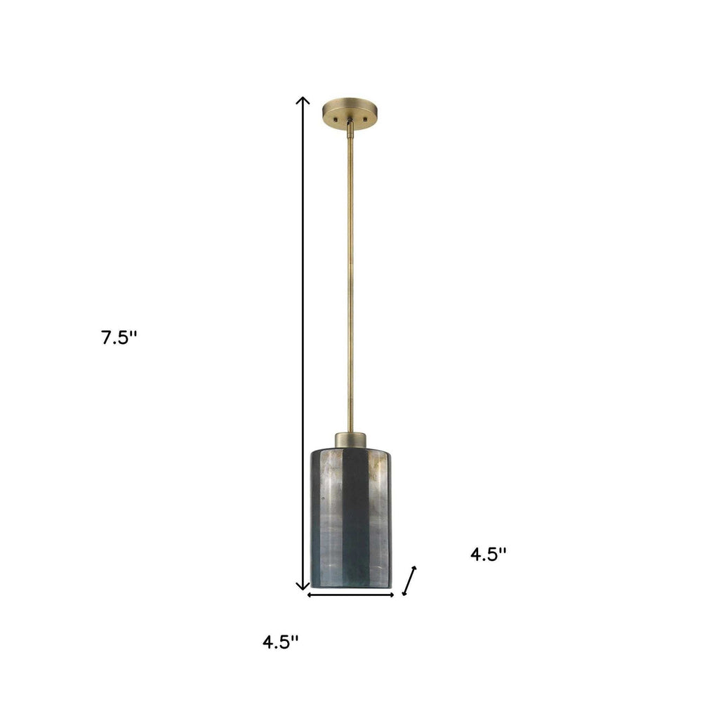 Monet 1-Light Brass Pendant - Homeroots - Flyclothing LLC