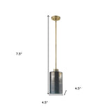 Monet 1-Light Brass Pendant - Homeroots - Flyclothing LLC