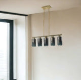 Monet 5-Light Brass Pendant - Homeroots - Flyclothing LLC