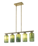 Monet 5-Light Brass Pendant - Homeroots - Flyclothing LLC