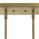 Monet 5-Light Brass Pendant - Homeroots - Flyclothing LLC