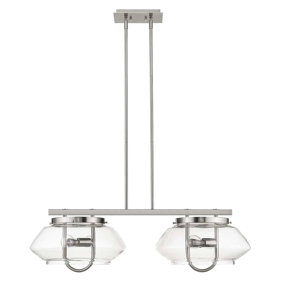 Garner 4-Light Satin Nickel Island Pendant - Homeroots - Flyclothing LLC