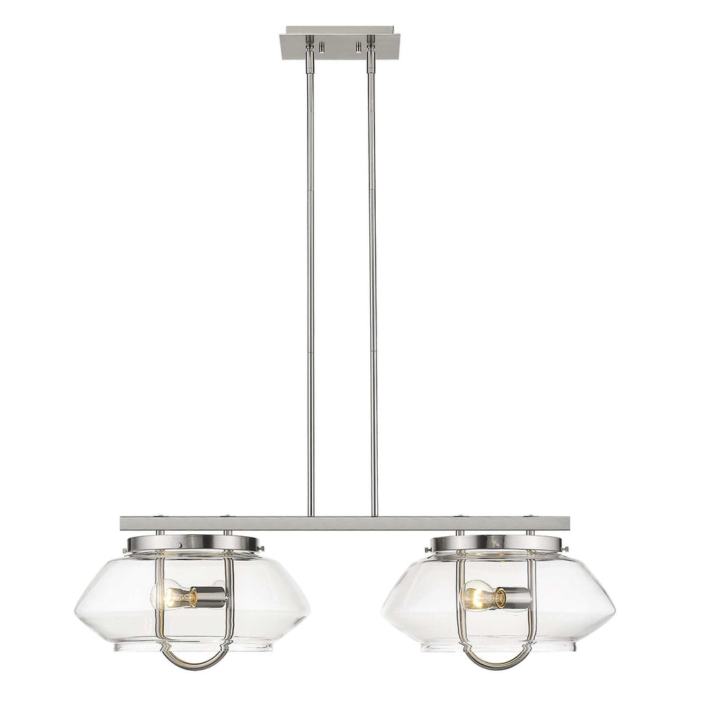 Garner 4-Light Satin Nickel Island Pendant - Homeroots - Flyclothing LLC