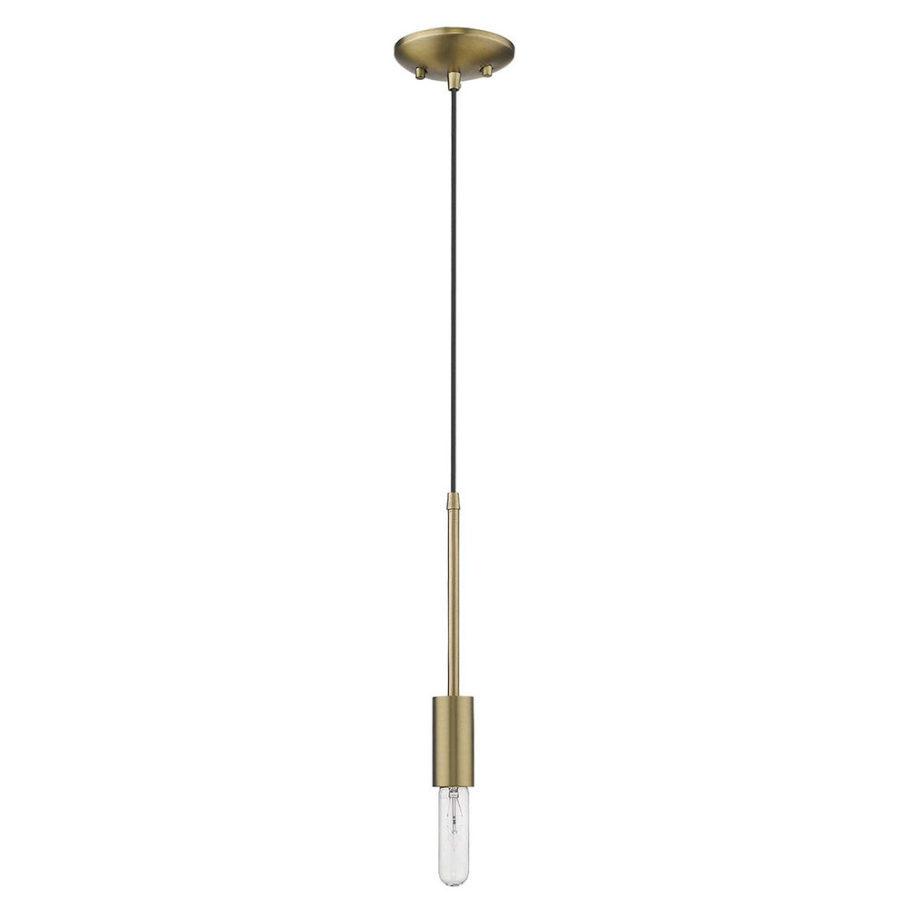 Dull Gold Mini Pendant Hanging Light - Homeroots - Flyclothing LLC