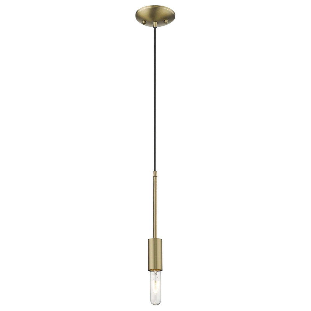 Dull Gold Mini Pendant Hanging Light - Homeroots - Flyclothing LLC