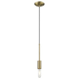 Dull Gold Mini Pendant Hanging Light - Homeroots - Flyclothing LLC