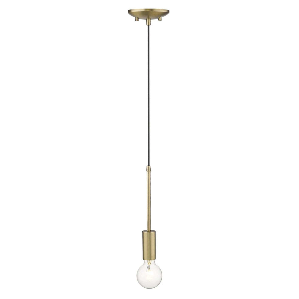 Dull Gold Mini Pendant Hanging Light - Homeroots - Flyclothing LLC