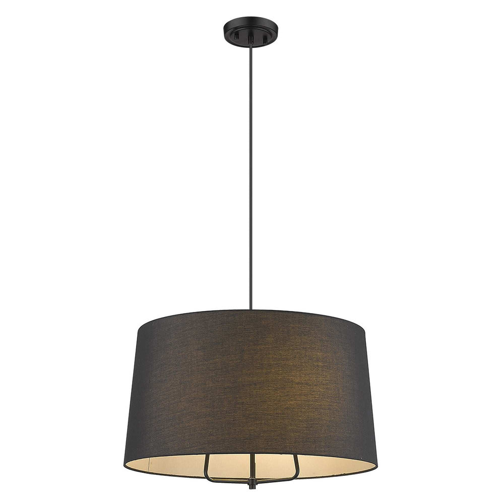 Lamia 3-Light Matte Black Mini Pendant - Homeroots - Flyclothing LLC