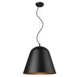 Knell 1-Light Matte Black Pendant - Homeroots - Flyclothing LLC