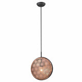 Tholos 1-Light Matte Black Pendant - Homeroots - Flyclothing LLC