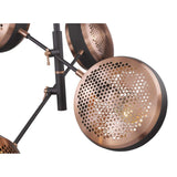 Tholos 4-Light Matte Black Pendant - Homeroots - Flyclothing LLC