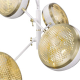 Tholos 4-Light White Pendant - Homeroots - Flyclothing LLC