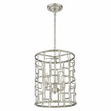 Amoret 3-Light Antique Silver Convertible Pendant - Homeroots - Flyclothing LLC