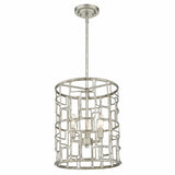 Amoret 3-Light Antique Silver Convertible Pendant - Homeroots - Flyclothing LLC