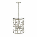 Amoret 3-Light Antique Silver Convertible Pendant - Homeroots - Flyclothing LLC