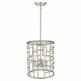 Amoret 3-Light Antique Silver Convertible Pendant - Homeroots - Flyclothing LLC