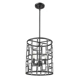 Amoret 3-Light Matte Black Convertible Pendant - Homeroots - Flyclothing LLC