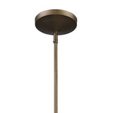 Greta 1-Light Raw Brass Pendant With Gloss White Interior And Etched Glass Shade - Homeroots - Flyclothing LLC